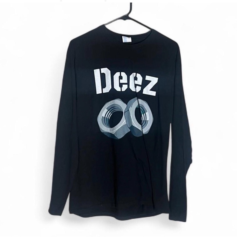 Black Long Sleeve Graphic Tee